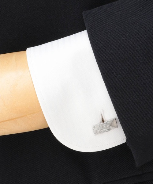 TOKYO SHIRTS（トウキョウシャツ）の「タイピンカフスセット（カフリンクス・メンズ・シルバー・FREE）」の4枚目の写真