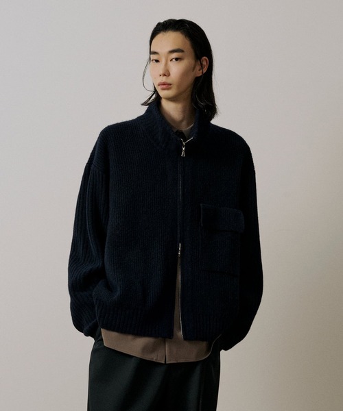 UJOH   21aw   ニット ZIP High Neck Knit｜UJOH HOMME