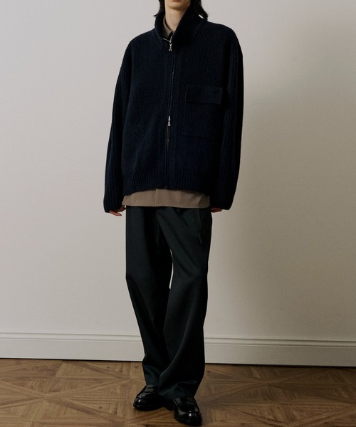 ウジョー UJOH ニット UJOH(ウジョー)】 Zip High Neck Knit｜PARIGOT ONLINE（パリゴ