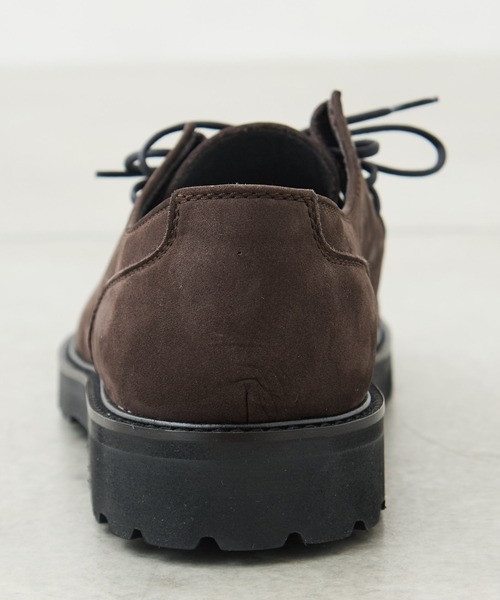 UNITED TOKYO（ユナイテッドトウキョウ）の「Vibram  3HOLE NUBUCK LEATHER BOOTS（ブーツ・メンズ・ブラック/ブラウン・3/2/1）」の7枚目の写真