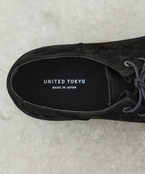 UNITED TOKYO（ユナイテッドトウキョウ）の「Vibram  3HOLE NUBUCK LEATHER BOOTS（ブーツ・メンズ・ブラック/ブラウン・3/2/1）」の16枚目の写真