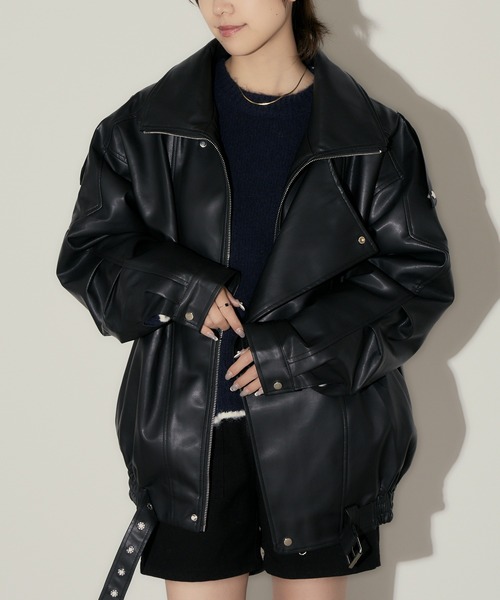 パトリック　バイ　タスキ　モッズコート/ライダースブルゾン　リバーシブル　両A面 パトリック バイ タスキ モッズコート/ライダースブルゾン