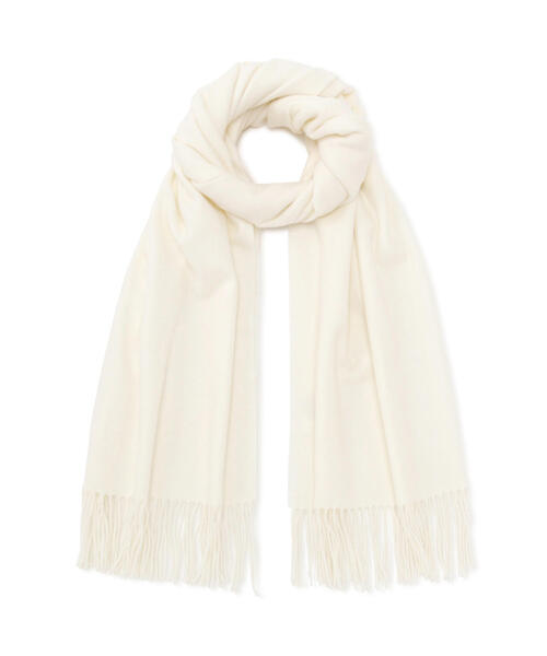 EDIT COLOGNE（エディットコロン）の「杢無地ストール（ストール/ショール・レディース・グレー/オフホワイト/ベージュ・ﾌﾘ-）」の4枚目の写真