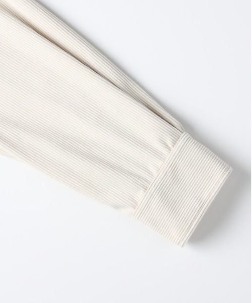 Right-on（ライトオン）の「【Refurbish】カットコール CPO シャツジャケット (セットアップ対応 / コーデュロイ / オーバーサイズ / ユニセックス)（ミリタリージャケット・メンズ・ブラック/ブラウン/オフホワイト・M/L/XL）」の9枚目の写真