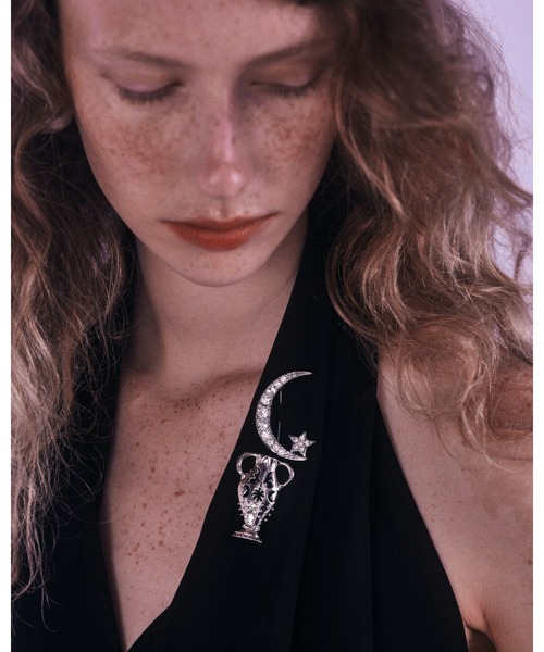 IRIS 47】 moonlit star brooch/ムーンリット スター ブローチ