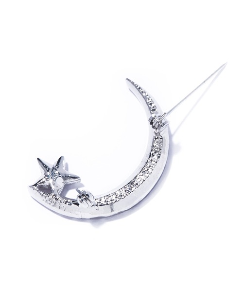 IRIS47(イリスフォーセブン)の「【IRIS 47】 moonlit star brooch/ムーンリット スター ブローチ(ブローチ/コサージュ・レディース・シルバー・FREE)」の4枚目の写真