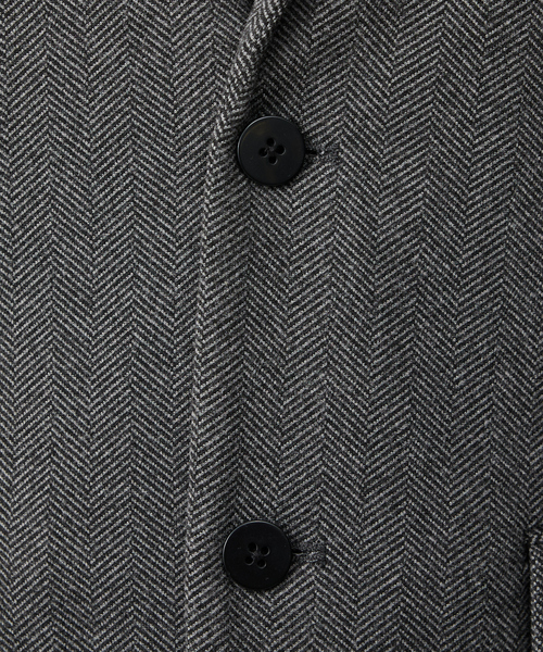 ABAHOUSE GRAY(アバハウスグレイ)の「【上下2点SET/WEB限定】ヘリンボーン ジャガード ニットセットアップ / スーツ(セットアップ・メンズ・ブルー/チャコールグレー/ブラック・44/46/48/50)」の12枚目の写真