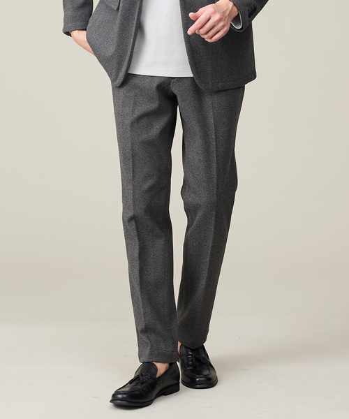 ABAHOUSE GRAY(アバハウスグレイ)の「【上下2点SET/WEB限定】ヘリンボーン ジャガード ニットセットアップ / スーツ(セットアップ・メンズ・ブルー/チャコールグレー/ブラック・44/46/48/50)」の14枚目の写真