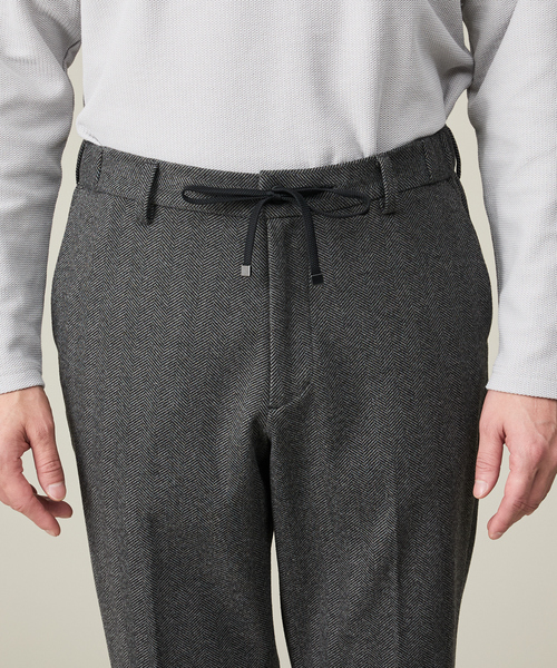 ABAHOUSE GRAY(アバハウスグレイ)の「【上下2点SET/WEB限定】ヘリンボーン ジャガード ニットセットアップ / スーツ(セットアップ・メンズ・ブルー/チャコールグレー/ブラック・44/46/48/50)」の17枚目の写真