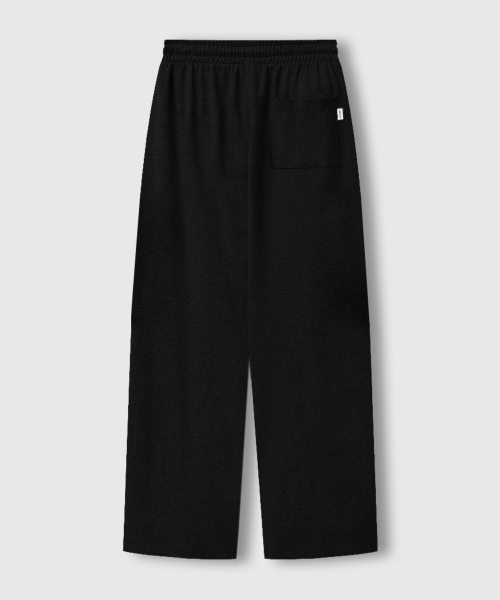 LEMAIN SECOND（リメインセカンド）の「[2PACK] ONE-TUCK WIDE SWEAT PANTS - BLACK (NON-FLEECE ver)（スウェットパンツ・レディース・その他・XX-LARGE/SMALL/MEDIUM/LARGE/X-LARGE）」の10枚目の写真