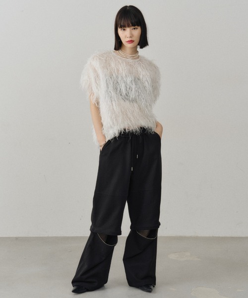 Fluffy T-shirt blouse／フラッフィーTシャツブラウス（シャツ