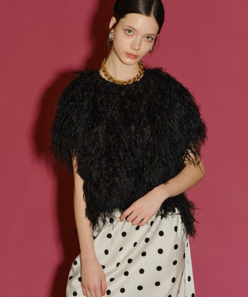 Fluffy T-shirt blouse／フラッフィーTシャツブラウス（シャツ