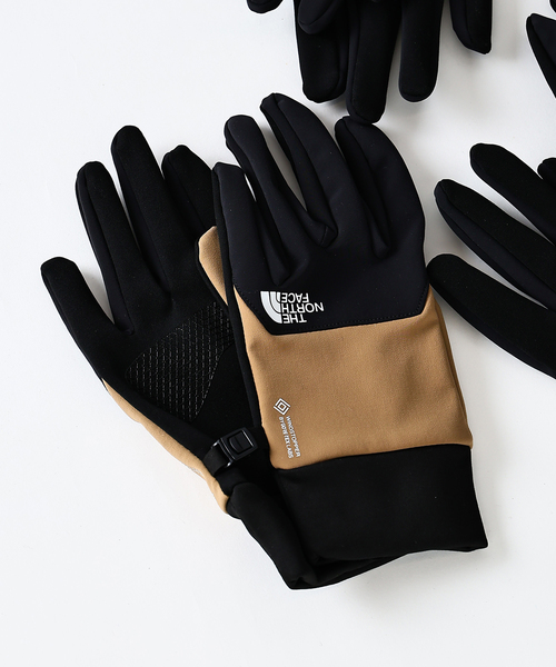 THE NORTH FACE(ザノースフェイス)の「THE NORTH FACE/ノースフェイス ウインドストッパーイーチップグローブ(手袋・メンズ・ブラック/ピンク系その他/ブラウン系その他・LARGE)」の3枚目の写真