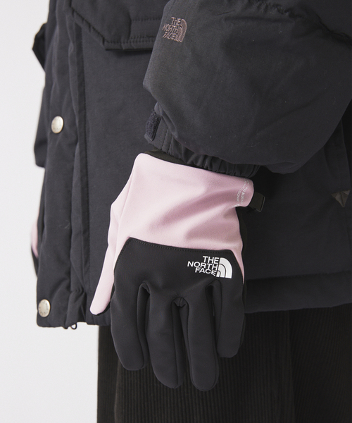 THE NORTH FACE(ザノースフェイス)の「THE NORTH FACE/ノースフェイス ウインドストッパーイーチップグローブ(手袋・メンズ・ブラック/ピンク系その他/ブラウン系その他・LARGE)」の9枚目の写真