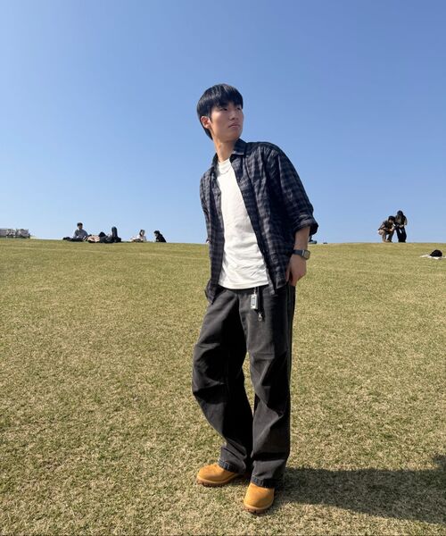 MUSINSA STANDARD（ムシンサスタンダード）の「[クールタンダード] リラックスフィットクルーネックTシャツ [クリーム]（Tシャツ/カットソー・メンズ・その他・SMALL/MEDIUM/LARGE/X-LARGE/XX-LARGE/XXX-LARGE）」の8枚目の写真