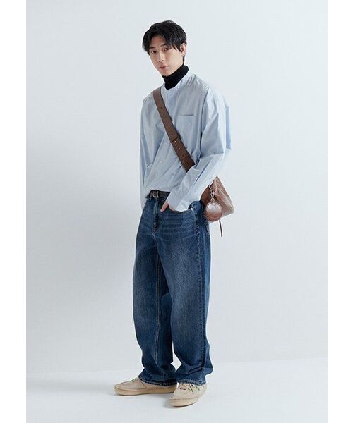MUSINSA STANDARD（ムシンサスタンダード）の「[プレミアム] カシミヤ100 タートルネックニット [ブラック]（ニット/セーター・メンズ・その他・SMALL/MEDIUM/LARGE/X-LARGE/XX-LARGE）」の7枚目の写真