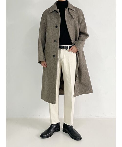 MUSINSA STANDARD（ムシンサスタンダード）の「[プレミアム] カシミヤ100 タートルネックニット [ブラック]（ニット/セーター・メンズ・その他・SMALL/MEDIUM/LARGE/X-LARGE/XX-LARGE）」の10枚目の写真
