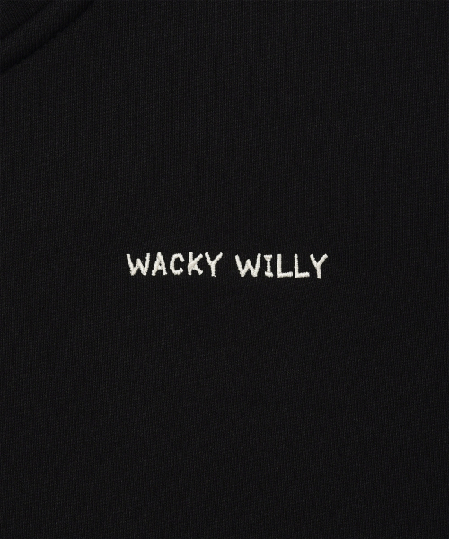 Wacky WiLLy(ワッキーウィリー)の「ウィメンズタイポロゴクロップフードジップアップブラック(パーカー・レディース・その他・SMALL/MEDIUM/LARGE)」の5枚目の写真