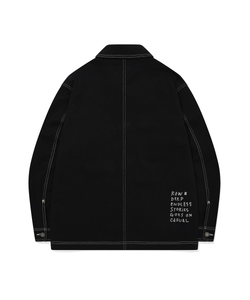 Wacky WiLLy(ワッキーウィリー)の「デニムショートジャケット ブラック(デニムジャケット・レディース・その他・SMALL/MEDIUM/LARGE/X-LARGE)」の3枚目の写真