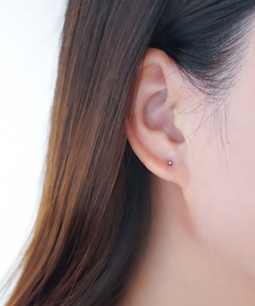 CERCA(チェルカ)の「saran jewelry/極小 シンプル ボールピアス/アレルギー対応(ピアス(両耳用)・レディース・ゴールド/シルバー・FREE)」の1枚目の写真