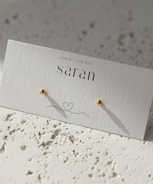 CERCA(チェルカ)の「saran jewelry/極小 シンプル ボールピアス/アレルギー対応(ピアス(両耳用)・レディース・ゴールド/シルバー・FREE)」の9枚目の写真