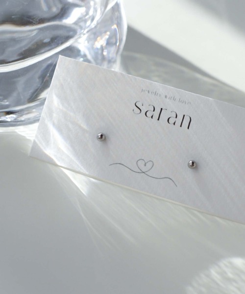 CERCA(チェルカ)の「saran jewelry/極小 シンプル ボールピアス/アレルギー対応(ピアス(両耳用)・レディース・ゴールド/シルバー・FREE)」の12枚目の写真