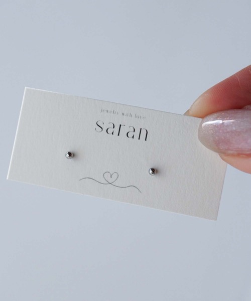 CERCA(チェルカ)の「saran jewelry/極小 シンプル ボールピアス/アレルギー対応(ピアス(両耳用)・レディース・ゴールド/シルバー・FREE)」の14枚目の写真