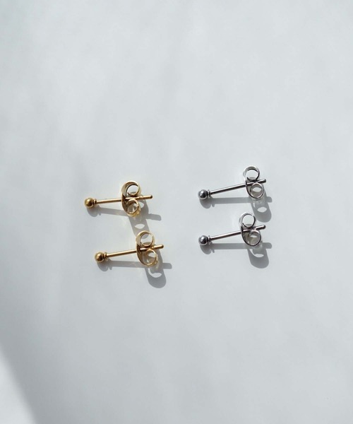 CERCA(チェルカ)の「saran jewelry/極小 シンプル ボールピアス/アレルギー対応(ピアス(両耳用)・レディース・ゴールド/シルバー・FREE)」の15枚目の写真