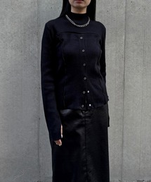 【&g'aime 】レイヤードライクニット Layered Style Knit