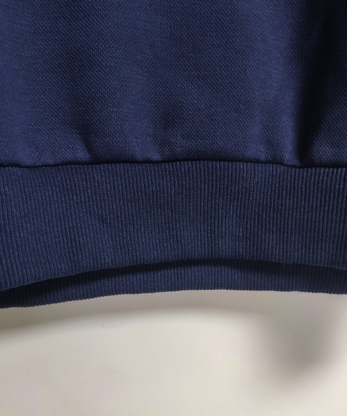 Doux Belle(ドゥーベル)の「ストライプシャツ×ニット MIXレイヤード風トップス(Tシャツ/カットソー・レディース・ダークブラウン/ネイビー・MEDIUM)」の7枚目の写真
