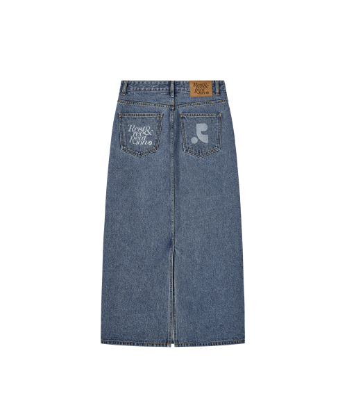 Rest&Recreation(レストアンドレクリエーション)の「DENIM MAXI SKIRT - BLUE(スカート・レディース・その他・X-SMALL/SMALL/MEDIUM)」の2枚目の写真