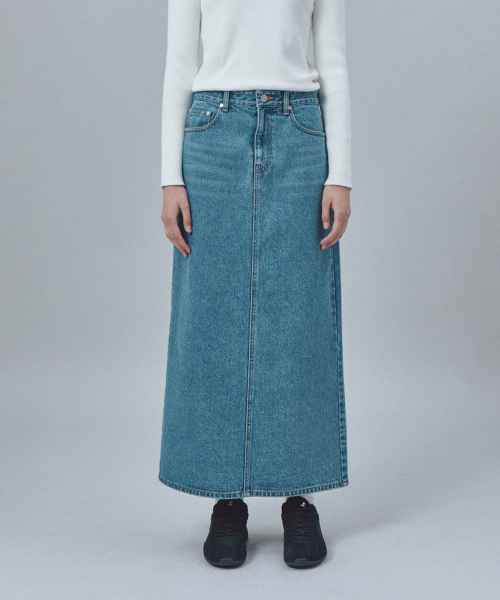 Rest&Recreation(レストアンドレクリエーション)の「DENIM MAXI SKIRT - BLUE(スカート・レディース・その他・X-SMALL/SMALL/MEDIUM)」の3枚目の写真