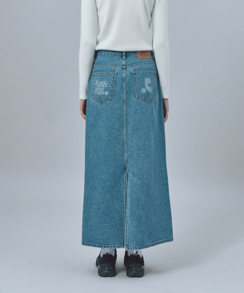 Rest&Recreation(レストアンドレクリエーション)の「DENIM MAXI SKIRT - BLUE(スカート・レディース・その他・X-SMALL/SMALL/MEDIUM)」の4枚目の写真