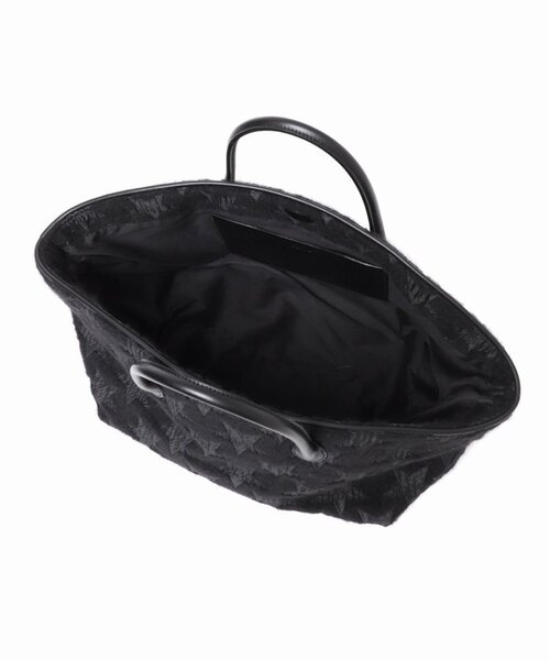 VERMEIL par iena（ヴェルメイユパーイエナ）の「SHIME シィメ 別注STARジャガード MARCHE トートバッグ（トートバッグ・レディース・ブラック・FREE）」の12枚目の写真