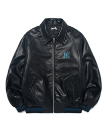 WKNDRS（ウィーキャンドース）の「SPRAY LEATHER JACKET (BLACK)（ライダースジャケット）」