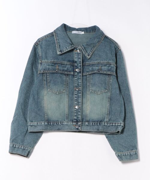 urge:(アージコロン )の「【URGE:】デニムジャケット(デニムジャケット・レディース・ライトブルー・SMALL/MEDIUM/LARGE/X-LARGE)」の7枚目の写真