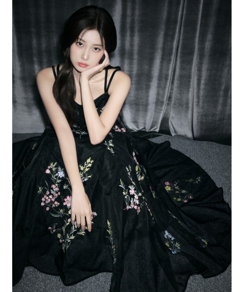 エンブロイダリーチュールドレス（ワンピース）｜SNIDEL（スナイデル