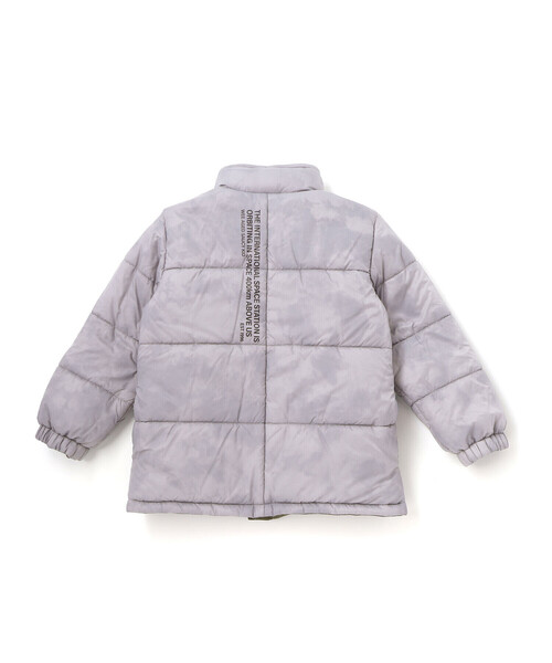 WASK（ワスク）の「リップストップ＆タイダイリバーシブルジャケット（ダウンジャケット/コート・キッズ・グリーン・130cm/150cm/140cm/160cm/120cm）」の9枚目の写真