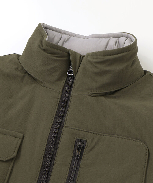 WASK（ワスク）の「リップストップ＆タイダイリバーシブルジャケット（ダウンジャケット/コート・キッズ・グリーン・130cm/150cm/140cm/160cm/120cm）」の10枚目の写真