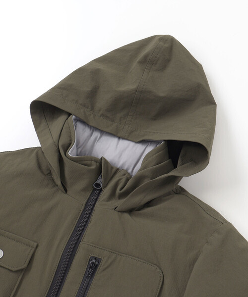 WASK（ワスク）の「リップストップ＆タイダイリバーシブルジャケット（ダウンジャケット/コート・キッズ・グリーン・130cm/150cm/140cm/160cm/120cm）」の12枚目の写真