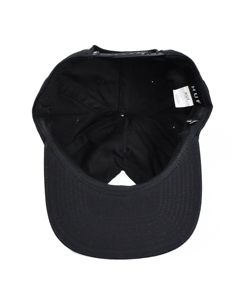 HUF（ハフ）の「【C-HUF4】【HUF/ハフ】HUF SET TT SNAPBACK HT00715（キャップ・メンズ・ブラック・O/S）」の8枚目の写真
