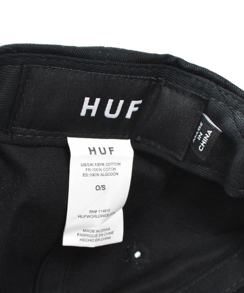 HUF（ハフ）の「【C-HUF4】【HUF/ハフ】HUF SET TT SNAPBACK HT00715（キャップ・メンズ・ブラック・O/S）」の9枚目の写真