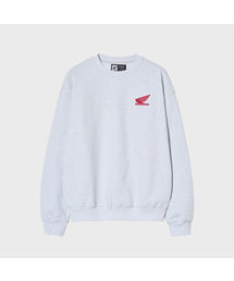 Honda Small Wing Crewneck Light Gray