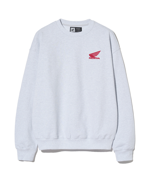 PHYPS MOTORCYCLE(フィップスモーターサイクル)の「Honda Small Wing Crewneck Light Gray(スウェット・レディース・その他・MEDIUM/LARGE/X-LARGE/XX-LARGE/SMALL)」の2枚目の写真