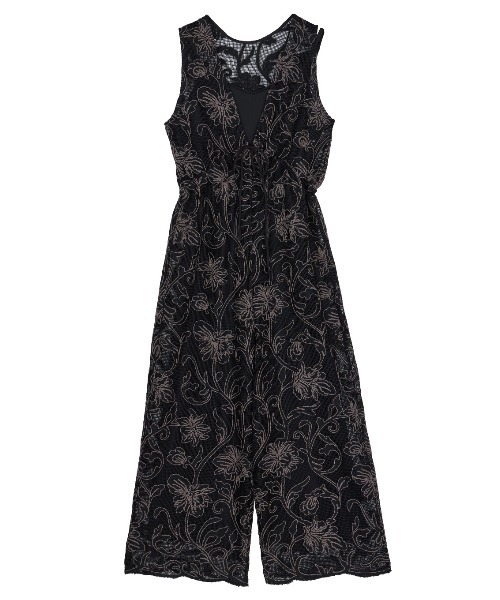 2WAY SILHOUETTE V NECK ROMPERS（つなぎ/オールインワン）｜Ameri