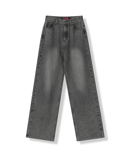 Vivacious(ビバシャス)の「Brush Wide Denim Pants LIGHT BLUE(デニムパンツ・レディース・ライトブルー・LARGE/MEDIUM/SMALL/X-LARGE)」の4枚目の写真