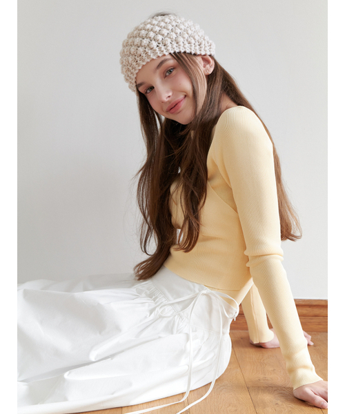 RE_L（リエル）の「Heidi shirring skirt (white)（スカート・レディース・その他・SMALL/MEDIUM）」の6枚目の写真
