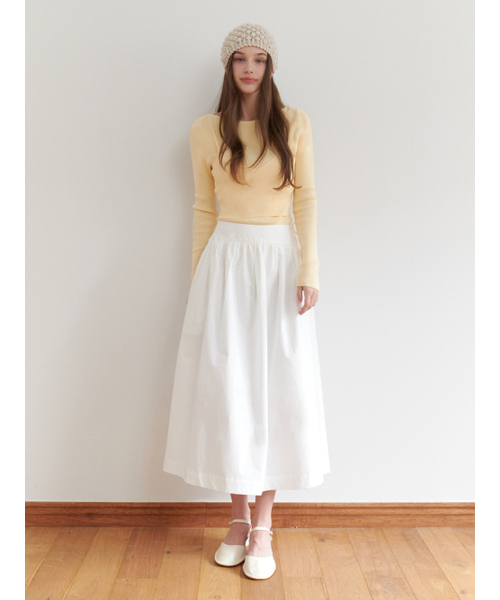 RE_L（リエル）の「Heidi shirring skirt (white)（スカート・レディース・その他・SMALL/MEDIUM）」の7枚目の写真