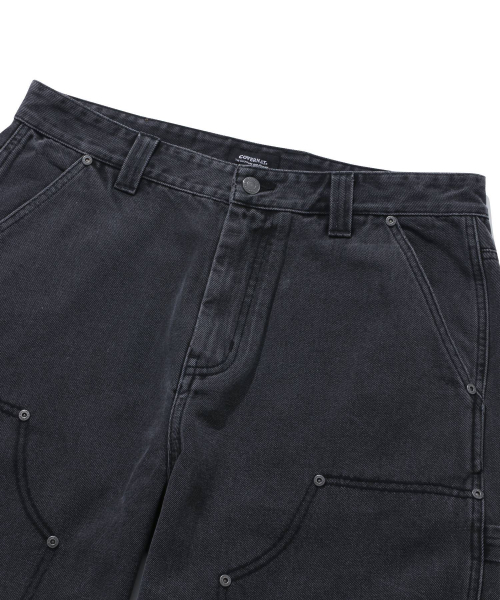 COVERNAT(カバーナット)の「デニムカーペンターロングセミワイドパンツブラック(デニムパンツ・レディース・その他・LARGE/X-LARGE/MEDIUM)」の3枚目の写真