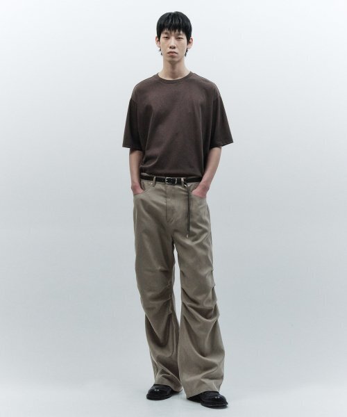 INSILENCE(インサイロンス)の「ポータッククラックパンツ グレー ベージュ(その他パンツ・レディース・その他・LARGE/SMALL)」の4枚目の写真